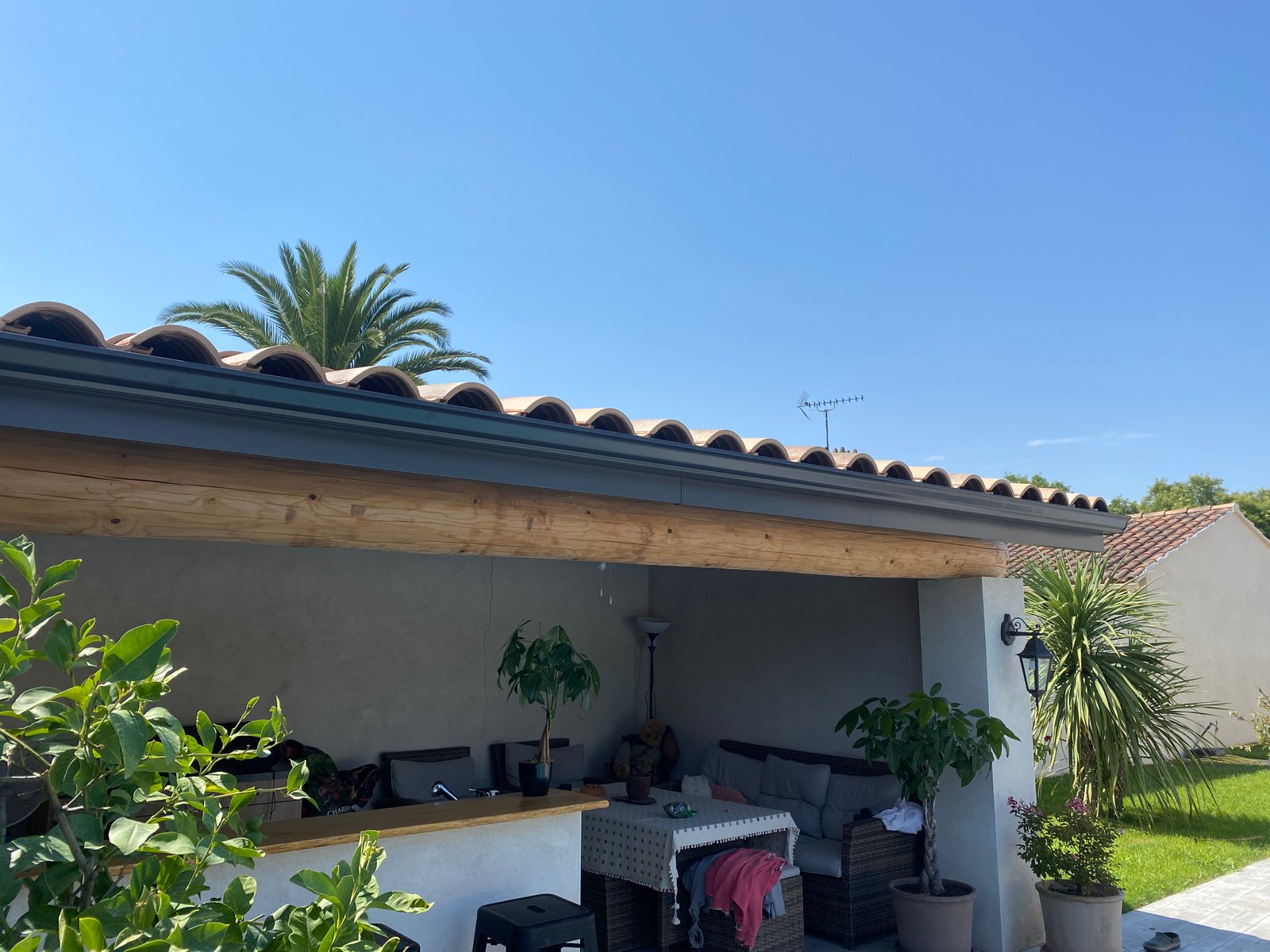 Gouttière forme corniche aluminium